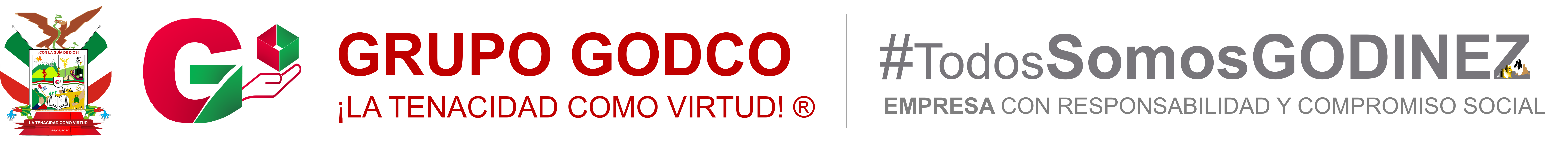 LOGO GRP GODCO on distintivo