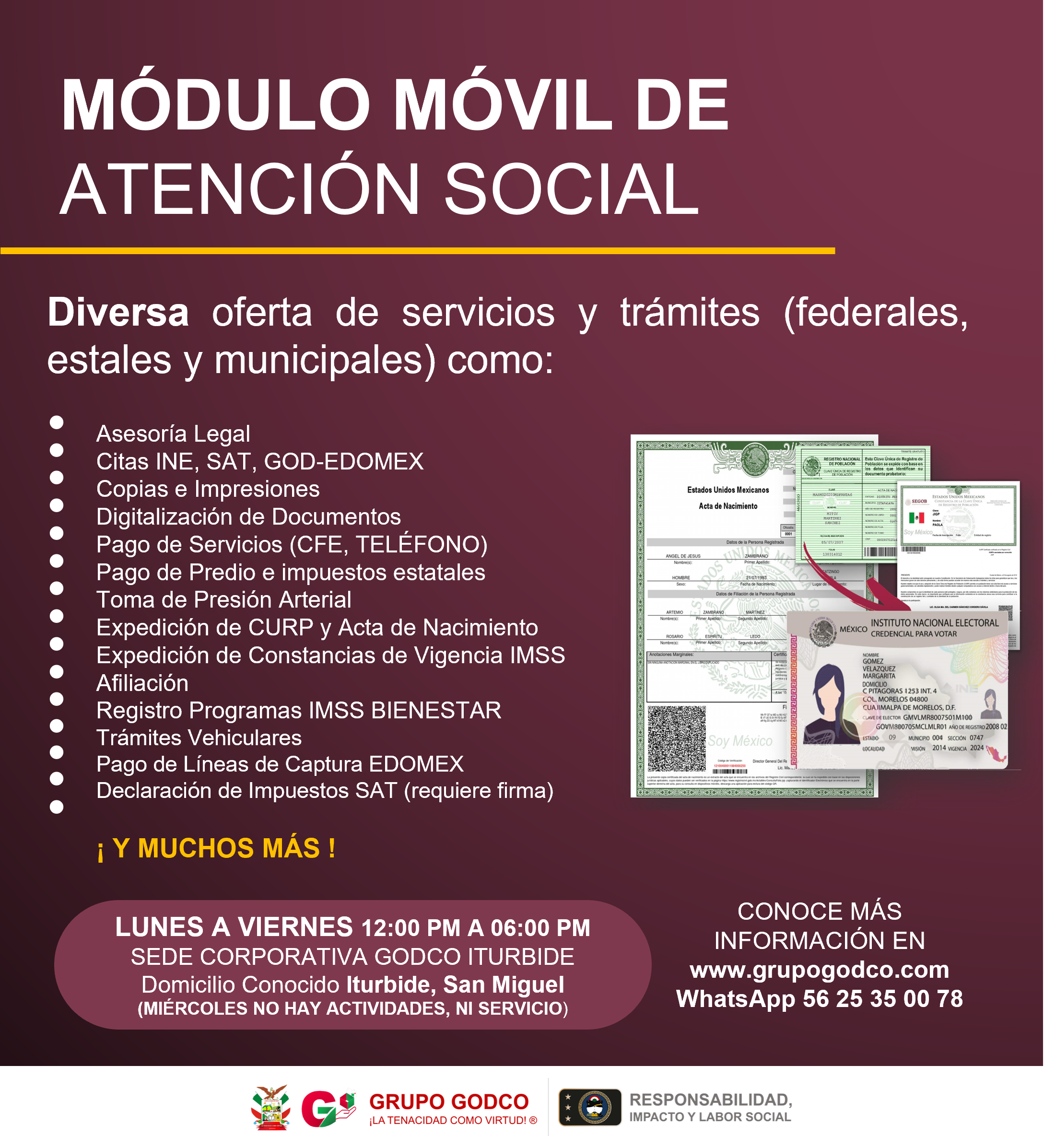 MODULO SEDE LyV